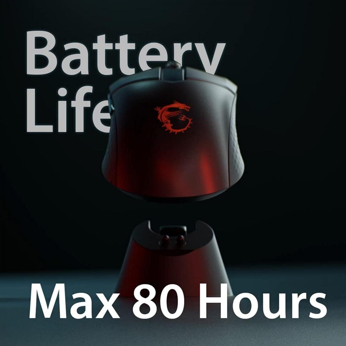 MSI Clutch GM41 Lightweight 20,000 DPI Wireless Gaming Mouse & Charging Dock MSI Clutch GM41 Lightweight 20,000 DPI Wireless Gaming Mouse & Charging Dock